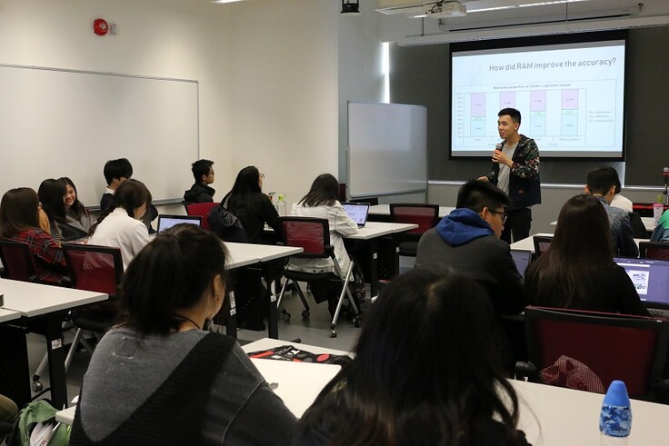 All of the THEi students and seminar participants were attentively taking part in Dr. Louis Lee's seminar.